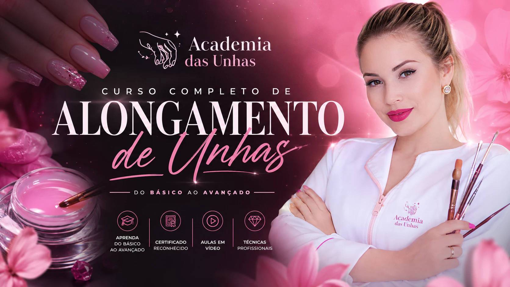 Home 3 Curso Academia das Unhas