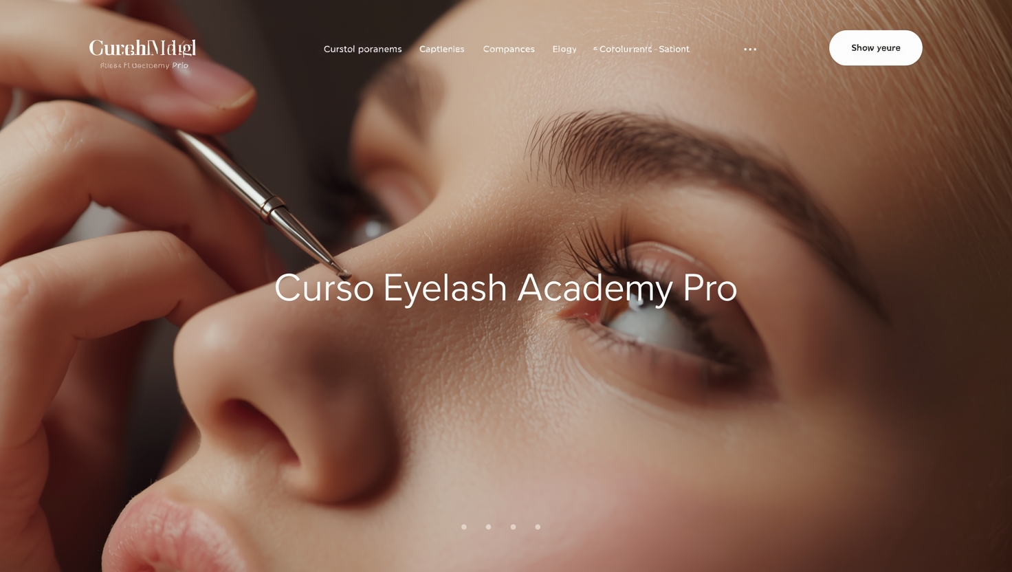 Home 1 Curso Eyelash Academy Pro — Extensão de Cílios Profissional